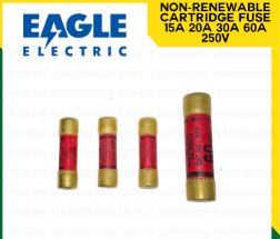 EAGLE NON-RENEWABLE CATRIDGE FUSES 250V SMALL