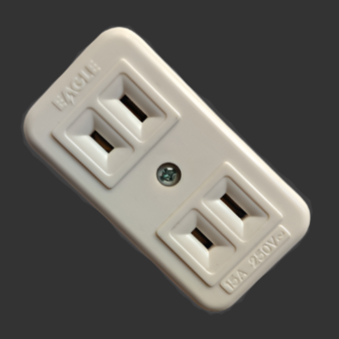 EAGLE SURFACE OUTLET 2-GANG