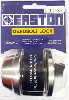 EASTON DEADBOLT LOCK 2 3/4