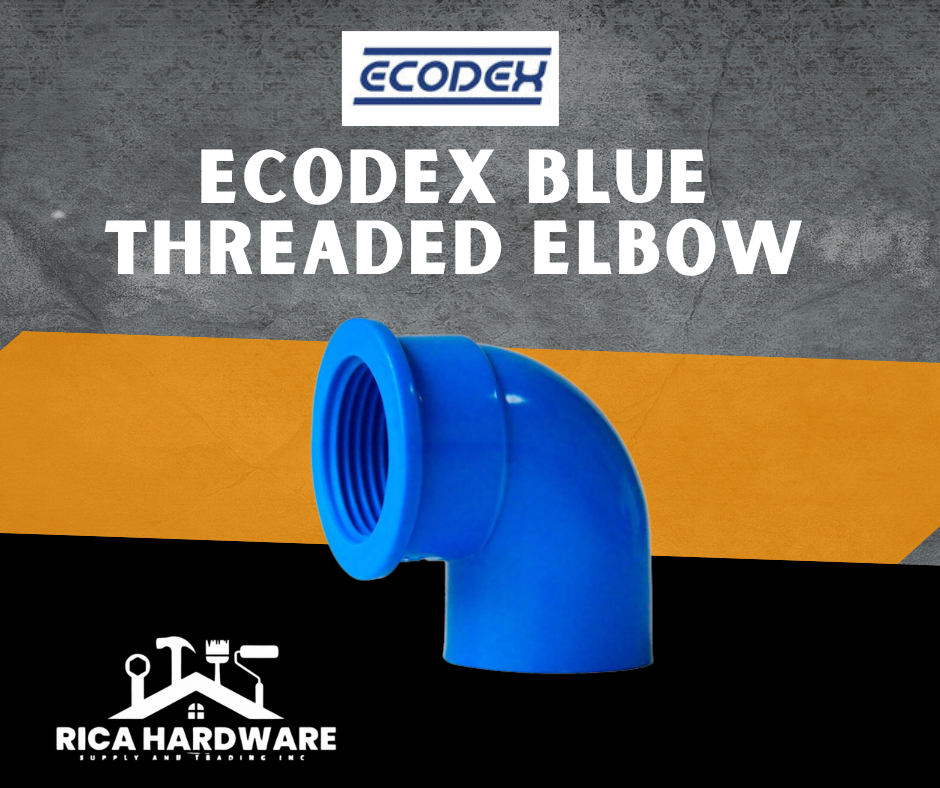 ECODEX BLUE THREADED ELBOW