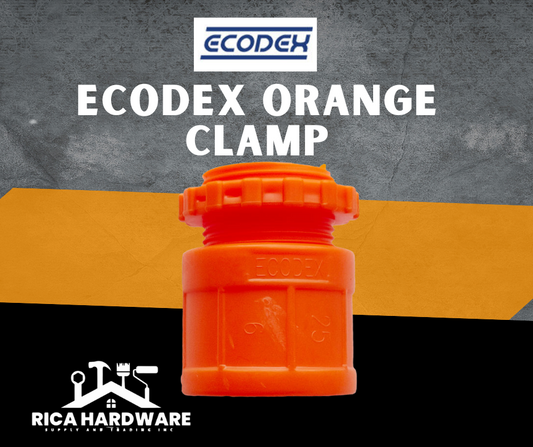 ECODEX ORANGE MALE ADAPTOR WITH LOCKNUT