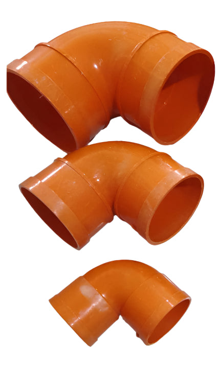 BIO ORANGE FITTINGS ELBOW 3" X 1/4"-90*
