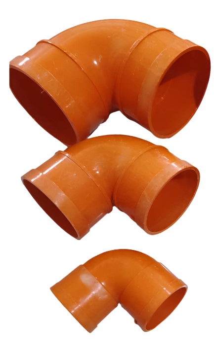 BIO ORANGE FITTINGS ELBOW 4" X 1/4"-90*