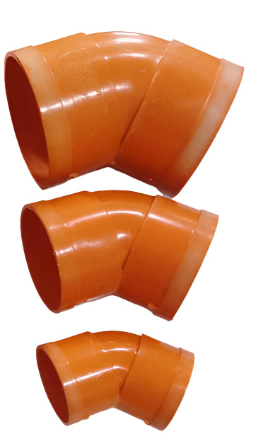 BIO ORANGE FITTINGS ELBOW 2" X 1/8"-45*