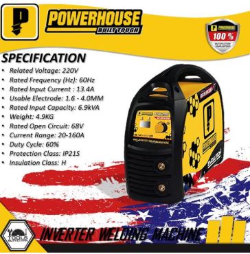 POWERHOUSE EVOLUTION SERIES INVERTER TYPE WELDING MACHINE