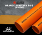 ATLANTA ORANGE SANITARY PIPE (S1000)