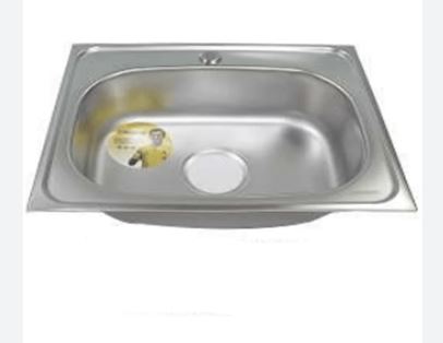 WATERHOUSE SINGLE BASIN STAINLESS SINK WITH/1 FAUCE 480X380