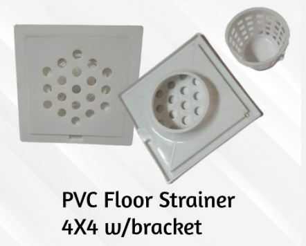 PVC FLOOR STRAINER ''4