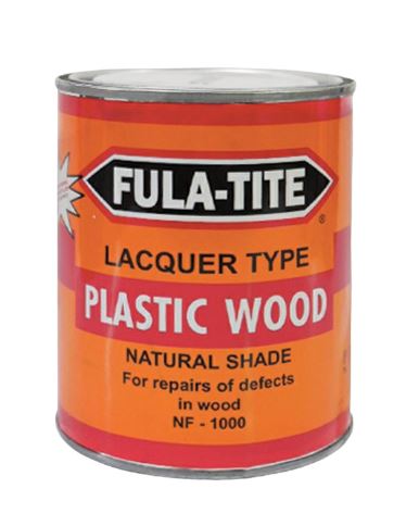 FULA-TITE LACQUER TYPE PLASTIC WOOD 1/2