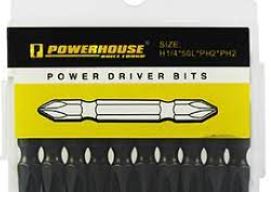 POWERHOUSE POWER BIT (FOR GYPSUM BOARD SCREW ) DOUBLE HEAD