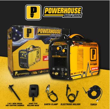 POWERHOUSE TIG/MMA WELSING MACHINE DUAL FUNCTION PULSE SERIES W/SMART DIGITAL CONTROL