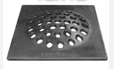 SHARK CAST IRON DRAIN STRAINER 8X8