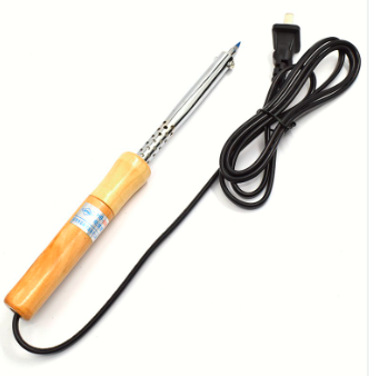 SOLDERING IRON WOODEN HANDLE 40W