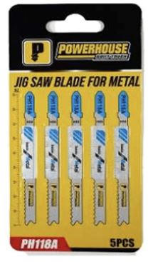 POWERHOUSE JIG SAW BLADE METAL (PH118A)