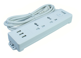 KANTT 2UNIVERSAL OUTLET#18AWG CORD 2MTRS