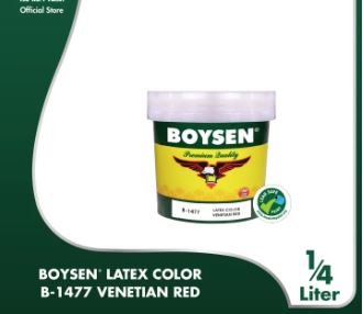 BOYSEN LATEX VENETIAN RED B-1477 (1/4L)