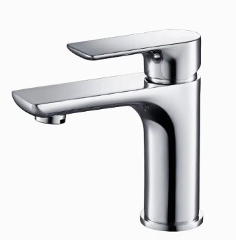 CHROME ALLOY SINK TOP LAVATORY FAUCET LEVER HANDLE