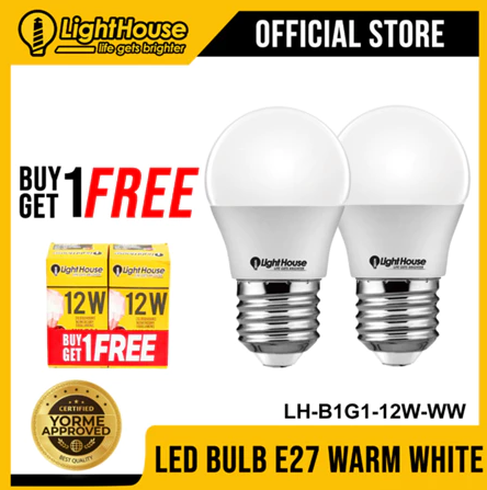 LIGHTHOUSE LHCBE27-12W-WW LED BULB BUY 1 TAKE 1 12W