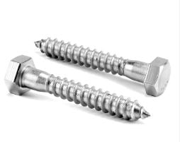 LOG SCREW 1/4 X 2