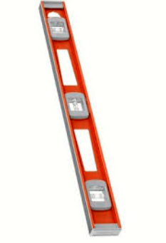 MAGNETIC ALUMINUM LEVEL 18"