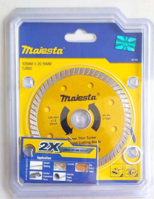 MAJESTA DIAMOND SAW BLADE ''4 105XA.2X20MM