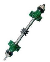 MEGA SHAFTING WITH PILLOW BLOCK 415MM