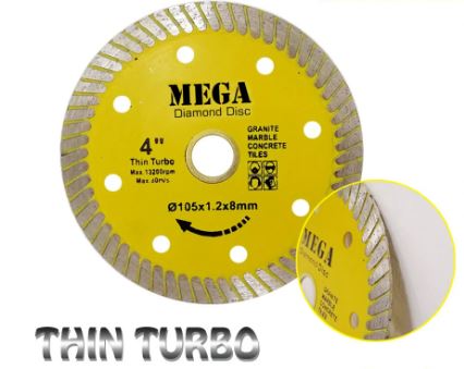 MEGA DIAMOND DISC 4" THIN TURBO