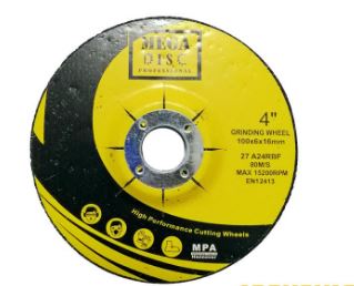MEGA GRINDING DISC 4" 100*6*16MM