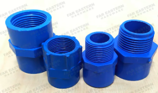 PVC COUPLING WITH THREAD 1"