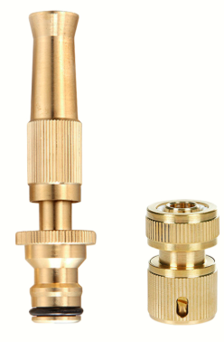 BRASS HOSE NOZZLE HD E-8236