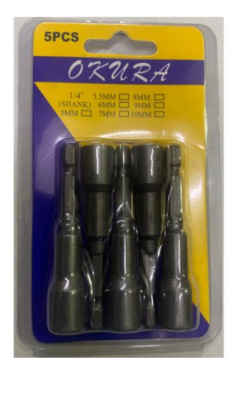 OKURA TEX SCREW ADAPTOR 1/4 (SHANK)