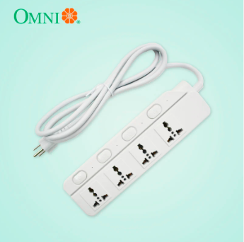 OMNI 4 GANG EXTENSION CORD W/ INDIVIDUAL SWITCH