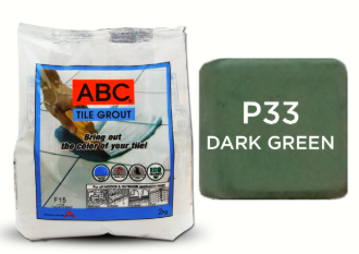 ABC TILE GROUT DARK GREEN