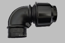 KINDRACO PP COMPRESSION ELBOW FEMALE ADAPTER 020X1/2"