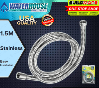 POWERHOUSE WATERHOUSE SHOWER HOSE 1.5M STAINLESS