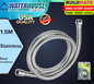 POWERHOUSE WATERHOUSE SHOWER HOSE 1.5M STAINLESS