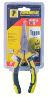 POWERHOUSE LONG NOSE PLIERS 6"