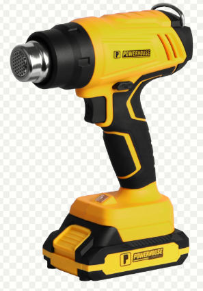 POWERHOUSE PH-20V-PROHEAT CORDLESS HEAT GUN WITH/ 3 HEAT SETTINGS