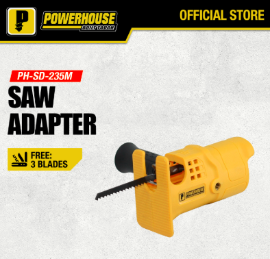 POWERHOUSE PH-SD-235M SAW ADAPTER FOR EELCTRIC AND IMPACT DRILL W/ 3 BLADES