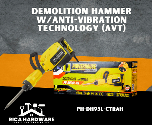 DEMOLITION HAMMER W/ANTI-VIBRATION TECHNOLOGY (AVT)PHDH95LCTRAHD