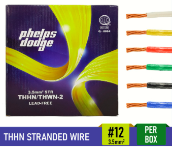 PHELPS DODGE WIRE #12 PER BOX