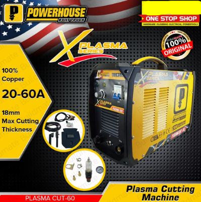 POWERHOUSE PLASMA CUT-60 100% COPPER STEEL/ STAINLESS THICKNESS