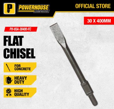 POWERHOUSE 65A FLAT CHISEL 30*400 (PH-65A-30400-FC)