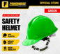 POWERHOUSE ABS PLASTIC SAFETY HELMET GREEN