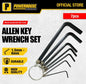 POWERHOUSE ALLEN KEY WRENCH SET 1.5MM-6MM/ 7PCS