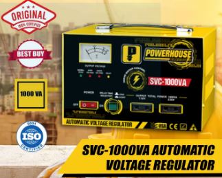 POWERHOUSE SVC-1000VA AUTOMATIC VOLTAGE REGULATOR (VA)