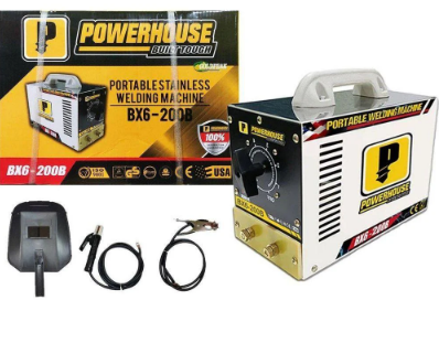 POWERHOUSE BX6-200B PORTABLE STAINLESS WELDING MACHINE 200A