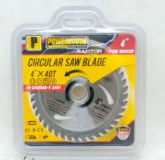 POWERHOUSE PH-CSWOOD-4X40T CIRCULAR SAW FOR WOOD 4X40T