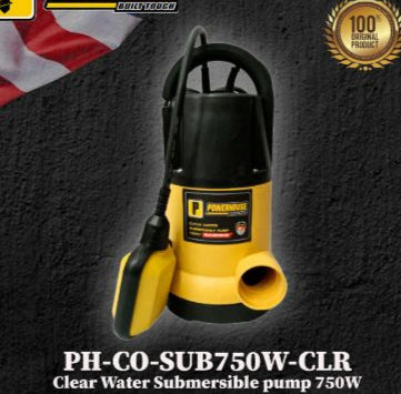 POWERHOUSE PH-C0-SUB750W-CLR CLEAR WATER SUBMERSIBLE PUMP CLEAR 750W