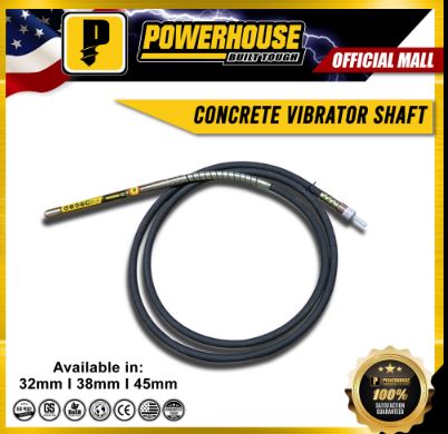 POWERHOUSE CONCRETE VIBRATOR SHAFT HOSE 32MM